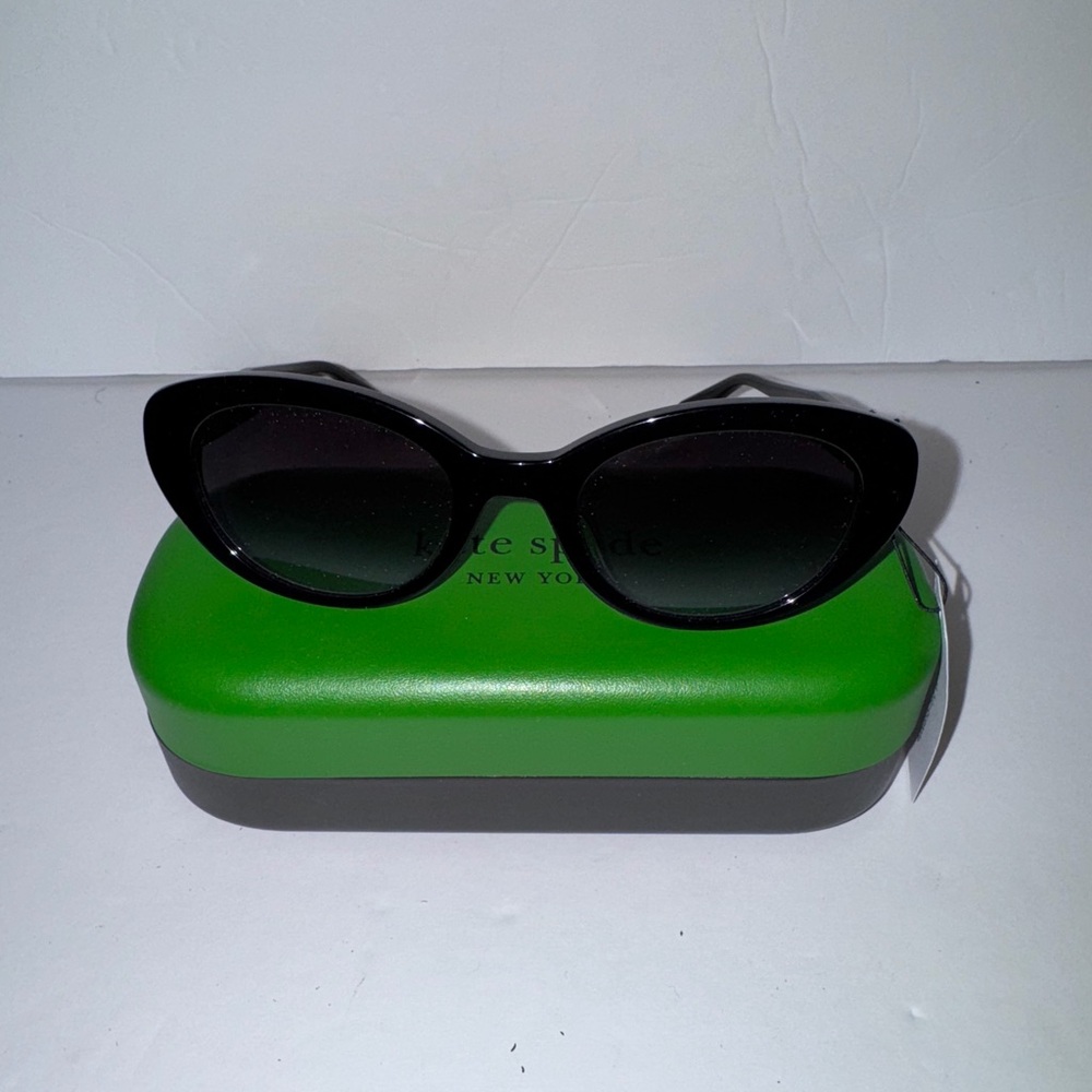 Kate Spade Black Cat-Eye Sunglasses